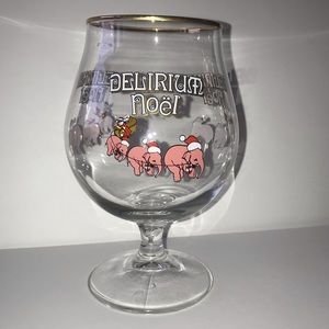 Delirium Tremens Noel Christmas Beer Tulip Glass